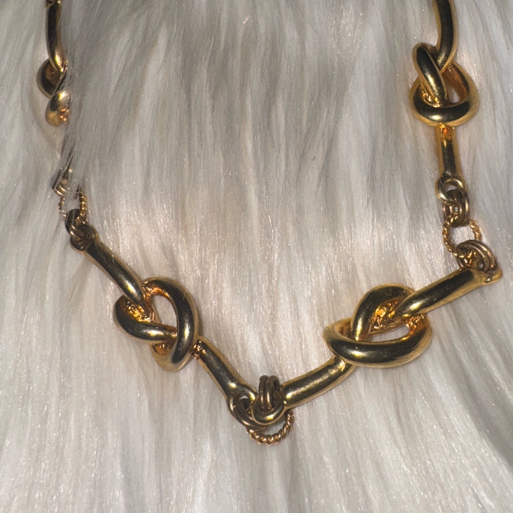 Vintage Lanvin Paris Couture Gold Tone Necklace 500$